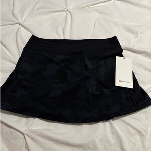 lululemon athletica Black Camo Circle Skirt